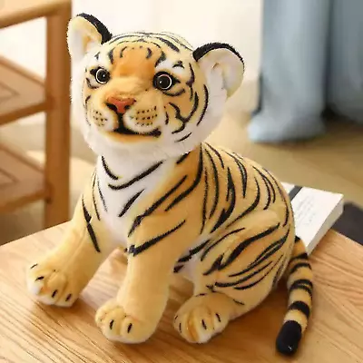 Tiger Stuffed AnimalCute Realistic Plush Tiger Toy Kids Baby-USA Stock • $14.99