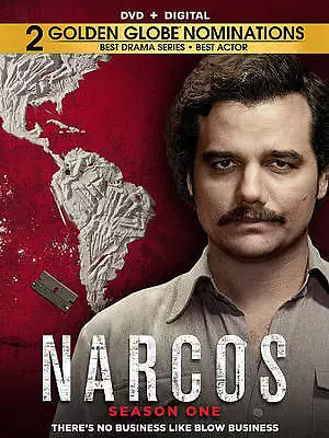 DVD Narcos Complete First Season One 1 Drug Lord Drama Pablo Escobar TV Show • $7