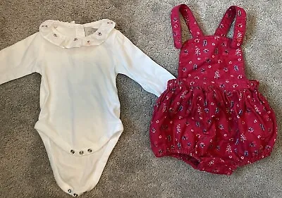 £1.99 • Buy Baby Girl 0-3 Months John Lewis “Heirloom” 2-piece Outfit - Great Condition