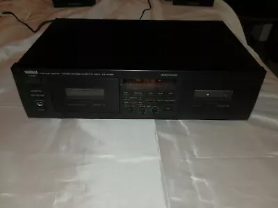 Yamaha KX-W382 Hifi Twin Cassette Deck Dolby B & C HX Pro With Pdf Of Manual • £120