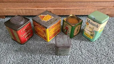 Vintage Tea Tins Lot Of 5. • $75