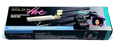 Belson Gold 'n Hot 3/4  Professional Marcel-grip Curling Iron-24k Gold Plated • $19.95