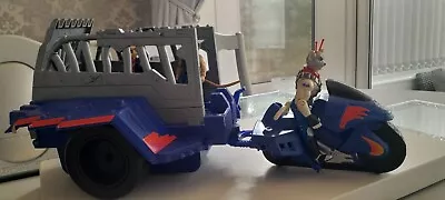 £35 • Buy RARE Biker Mice From Mars Jail Cruiser Front Bike And 3 Figures 1994 And 1995