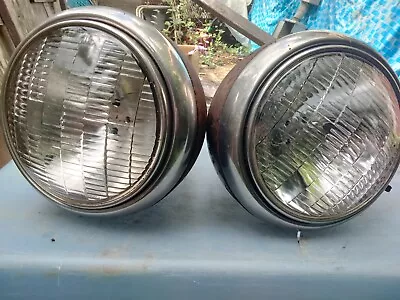 $300 • Buy 1938 1939 Ford Truck HEADLIGHT ASSEMBLIES Original Pair SEALED BEAM Conversion