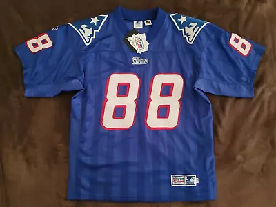 NWT Starter 1996-1998 Terry Glenn New England Patriots NFL Jersey ~ Size 46 • $350