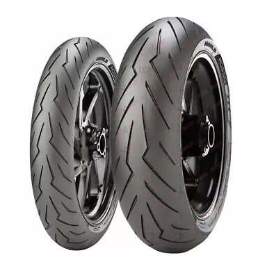 Pirelli Motorcycle Tires Diablo Rosso III 120/70/ZR17 Front 190/55ZR17 Rear Set • $408.99