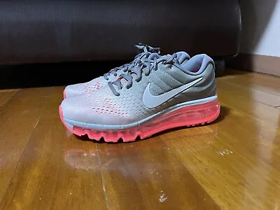 Nike Air Max 2017 Pure Platinum Hot Lava Shoes Womens Size Us7-10 Rrp $240 Dunk • $150.01