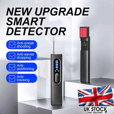 £18.95 • Buy Hidden Camera Detector Anti Spy Bug GPS Tracker Finder Scanner Device Hotel Car