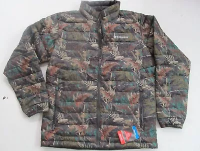 Columbia Powder Lite Omni Heat Prints  Man Jacket Sz  L  XL  Brand New $160 • $51.99