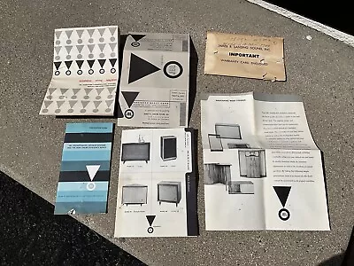 Vintage 60’s JBL Speaker Paperwork Lot Care Cards Parts Catalog Owners Manual • $150