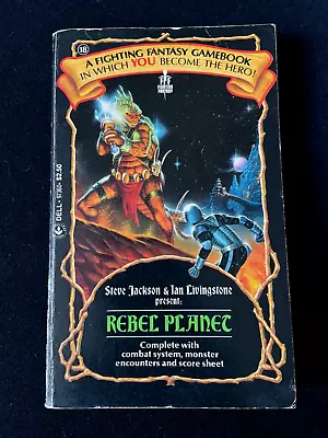 Rebel Planet Steve Jackson Ian Livingstone Vintage Gamebook #18 PB Dell USA CYOA • $49.99