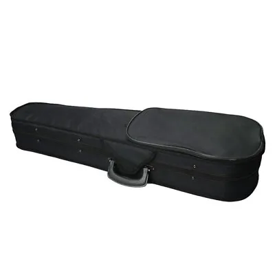 Durable Cloth Fluff Triangle Shape Case With Beige Lining For 4/4 Violin Black • $37.90