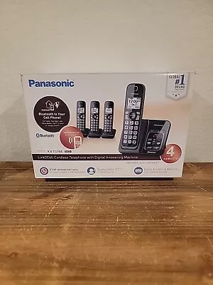 Panasonic  4 Phones - Bluetooth Cordless Phone System With Voicemail • $75.99