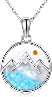 Mustard Seed Move Mountain Faith Pendant Necklace Sterling Silver Gift For Women • $122.50