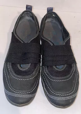 Merrell Womens Sz 7 Mimosa Band Out Door Black Slip On Mary Jane Shoes Flats. • $25