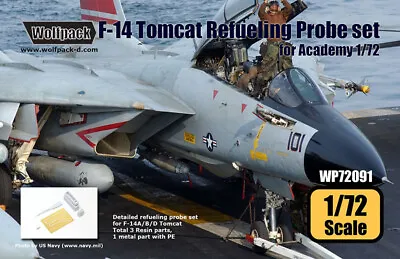 Wolfpack WP72091 F-14 Tomcat Refueling Probe Set (for Academy 1/72) SCALE 1/72 • £10.99