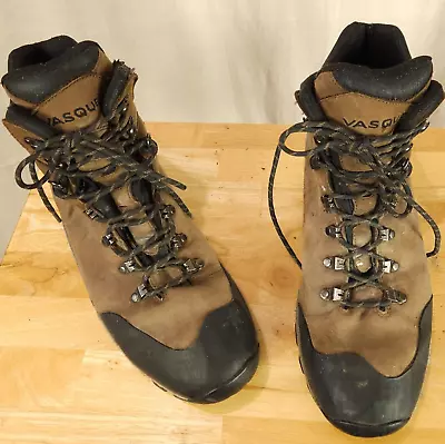 Vasque Brown Black Black Hiking Boots 7156 Size 12 M Used • $34.90