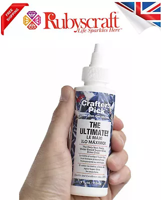 £10.80 • Buy Crafters Pick The Ultimate Super Glue 4oz Ideal For Rhinstones Gems Diamante API