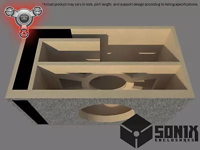 Stage 2 - Ported Subwoofer Mdf Enclosure For Re Audio Xxx V2 12 Sub Box • $175