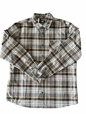 O'Neill Flannel Shirt Mens Size XL Plaid Long Sleeve Button Up • $14.99