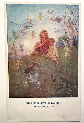 Margaret W. Tarrant Vintage Postcards.  Do You Believe In Fairies?  • £3.50