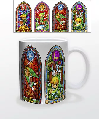 Zelda Stained Glass 11 Oz Mug [New ] Ceramic Mug • $33.03