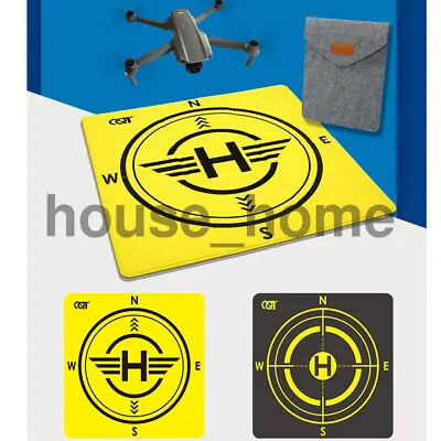 Helicopter Drone Landing Pad Mat Fit For DJI FPV Helipad Phantom Waterproof • £17.52