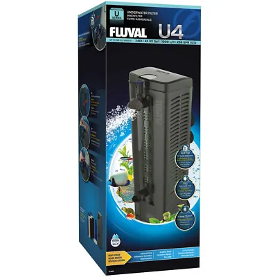 Fluval U4 Internal Filter Aquarium Fish Tank Power Filter System Upto 240L A480 • £73.49