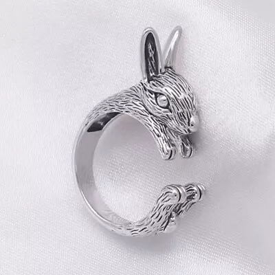 Adjustable Vintage Rabbit Rings Adjustable Open Alloy Material For Man • $14.21