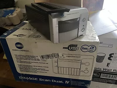 Konica Minolta Dimage Scan Dual IV 35mm + APS Film Scanner • £160