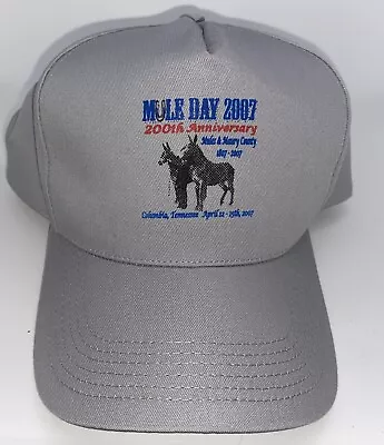 Vintage Trucker Hat Mesh SnapBack Adjustable Mule Day 2007 Columbia Tennessee • $19.99