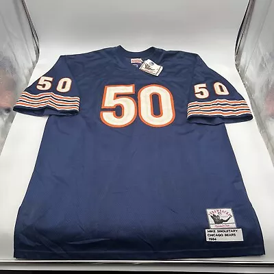 NWT 1984 Mens Mitchell And Ness NFL Chicago Bears Singletary #50 Defects Size 58 • $59.99