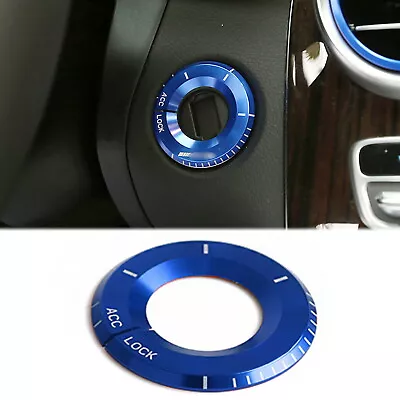 Blue Key Hole Ring Surrounding Cover Trim For Mercedes Benz A B C Class GLA CLA • $10.99