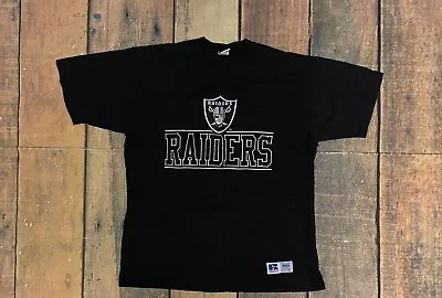 Oakland Raiders  Embroidered T-shirt Mens Size XL • $25