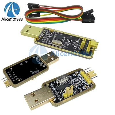 USB To Serial USB To TTL FT232 Upgrade Download CH340G Adapter Brush Board Gold • $1.43
