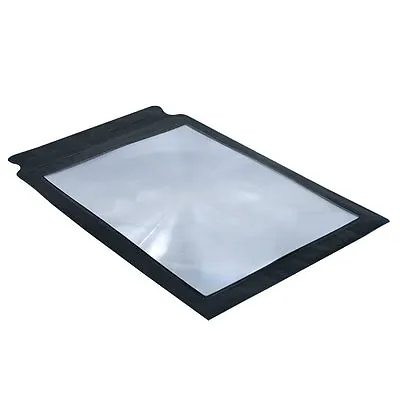 £4.49 • Buy A4 Full Page Large Sheet Magnifier Magnifying Glass Reading Aid Lens Fresnel New