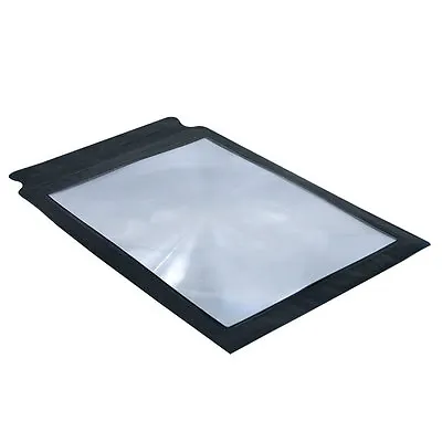 A4 Full Page Large Sheet Magnifier Magnifying Glass Reading Aid Lens Fresnel New • £4.27