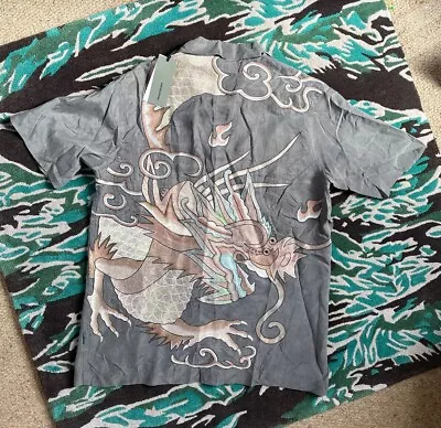 Maharishi Embroidered Dragon Shirt Medium BNWT RRP £470 • £250