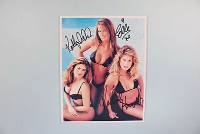 Signed 1980's Supermodels Cathy Ireland Elle Macpherson Rachel Hunter With COA • $22