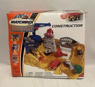 Matchbox Hero-City Construction In Sealed Box (Damage) Rare Set 2002 • $65