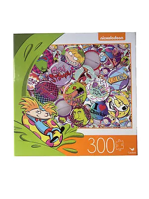 Nickelodeon 90s Cartoons 300 Piece Jigsaw Puzzle Rugrats Ren & Stimpy Hey Arnold • $14