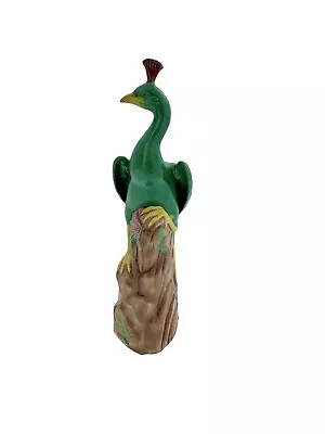 Bird Figurine Phoenix Porcelain Vintage Oriental Collectible Decor • $310