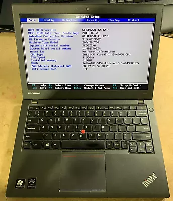 Lenovo ThinkPad X240 12.5 Laptop I4 8GB 500GB W10P (IG-L18) • $89.96