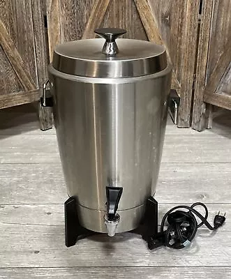 Vintage West Bend Coffee Maker 30 Cups #7210 Electric Stainless Steel Percolator • $28