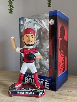 $165 • Buy YADIER MOLINA St. Louis Cardinals Legend MLB “Headlines Base  Bobblehead NIB!