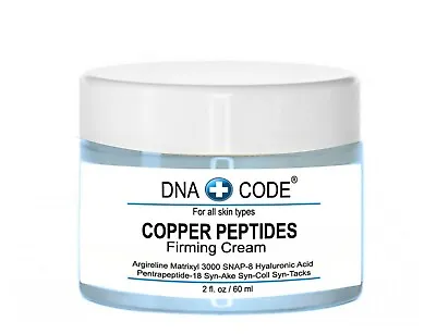 Copper Peptides Daily Firming Cream-ArgirelineMatrixyl 3000SNAP-8 Syn-Ake. • $34.95
