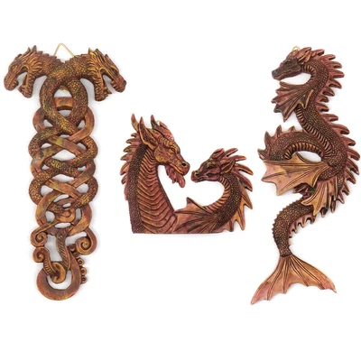£14.99 • Buy Retro Statue Vikings Dragon Decoration Vintage Figurine Art Sculpture Display