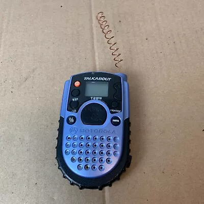 Motorola TalkAbout T289 Two Way Walkie Talkie Radio Untested For Parts • $3