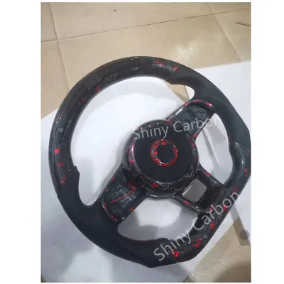 Forged Carbon Fiber LED Steering Wheel For VW GTI Mk7 Mk7.5 GTD GLI Golf R • $820