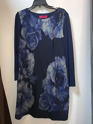 MELISSA MASSE Navy Floral Dress • $15